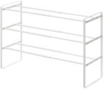 Yamazaki Maebashi fehér cipőtartó, 3 szintes - YAMAZAKI