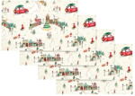 Catherine Lansfield Pamut tányéralátét szett 4 db-os 30x46 cm Christmas Town - Catherine Lansfield