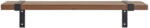 House Nordic Natúr színű fali polc kőrisfa dekorral 50 cm Luxor - House Nordic