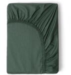 HIP Sötétzöld pamut-szatén gumis lepedő, 180 x 200 cm - HIP