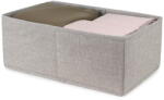 Compactor Oxford szürke tárolódoboz, 42 x 26 cm - Compactor
