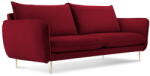 Cosmopolitan Design Florence piros bársony kanapé, 160 cm - Cosmopolitan Design