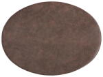 ZicZac Troja sötétbarna műbőr tányéralátét, 33 x 45 cm - ZicZac