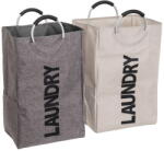 Casa Selección Szürke-bézs textil szennyeskosár szett 2 db-os - Casa Selección