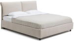 Bonami Bézs kárpitozott ágyneműtartós franciaágy ágyráccsal 180x200 cm Myra Pillow - Bonami Selection