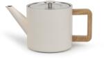 Bredemeijer Elefántcsont színű rozsdamentes acél teáskanna szűrővel 1, 1 l Duet Narvik - Bredemeijer