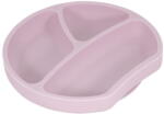 Kindsgut Világos rózsaszín szilikon gyerek tányér 19x20, 5 cm - Kindsgut