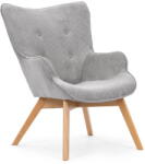 Ropez Szürke kordbársony fotel Niko - Ropez