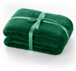 Restilo Henry sötétzöld mikroszálas takaró, 150 x 200 cm - DecoKing