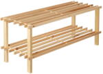 Premier Housewares Natúr színű jegenyefenyő cipőtartó - Premier Housewares
