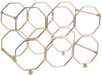 PT LIVING Honeycomb aranyszínű fém összecsukható bortartó - PT LIVING