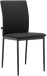 Støraa Fekete bőrutánzat étkezőszék szett 2 db-os Pavia - Støraa
