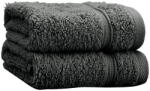 Catherine Lansfield Sötétszürke frottír pamut törölköző szett 2 db-os 30x30 cm Zero Twist - Catherine Lansfield