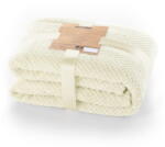Restilo Henry krémszínű mikroszálas takaró, 170 x 210 cm - DecoKing