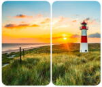 Maximex Edzett üveg tűzhely fedőlap szett 2 db-os 52x30 cm Lighthouse - Maximex