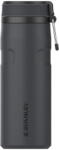 STANLEY Fekete rozsdamentes acél termosz 470 ml IceFlow Bottle Twist Flip Black - Stanley