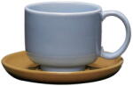 Hübsch Világoskék-barna agyagkerámia csésze Amare - Hübsch