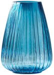Bitz Kusintha kék üveg váza, magasság 22 cm - Bitz