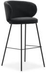 Marckeric Sötétszürke bárszék szett 2 db-os (ülésmagasság 65 cm) Rush - Marckeric