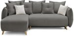 Bobochic Paris Világosszürke kinyitható sarokkanapé (variálható) Nessa - Bobochic Paris