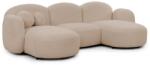 Ropez Világosbarna buklé sarokkanapé (U alakú) Orbit - Ropez