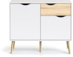Tvilum Oslo fehér komód, 99 x 82 cm - Tvilum - bonami - 56 900 Ft
