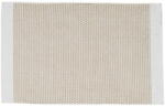Mette Ditmer Denmark Fehér-bézs textil fürdőszobai kilépő 50x80 cm Grid - Mette Ditmer Denmark