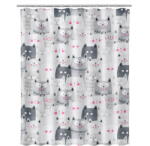 Casa Selección Gatos zuhanyfüggöny, 180 x 200 cm - Casa Selección