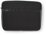 Nedis NBSE15100BK - Husă pentru notebook | 15 - 16" | Neopren | Negru / Antracit (NBSE15100BK)