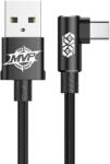 Baseus MVP 90 fokban döntött USB - USB Type-C kábel 1.5m fekete (CATMVP-B01)