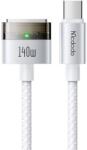 Mcdodo Mágneses kábel (CA-2071) - USB-C és MagSafe 3 között, 140W, LED jelző, 2m - Fehér