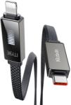 Mcdodo Type-C to Lightning 36W Mcdodo Data Cable Rythm Series (CA-4960) LED kijelző, gyors töltés, 1.2m - Fekete