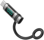 Mcdodo Adapter Mcdodo OT-2620 - Szilikon akasztóval, alumíniumötvözet, USB-C - USB-C, 240W, hordozható kialakítás - Fekete