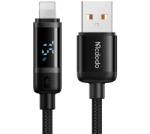 Mcdodo Data Cable BAT Series (CA-5000) USB-A to Lightning, Digitális Kijelző, 1.2m Fekete