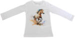 Asti Hosszú ujjú kislány póló cuki Lovas mintával - pindurka - 2 200 Ft