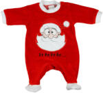 Asti Mikulás hosszú ujjú piros plüss karácsonyi rugdalózó - pindurka - 4 590 Ft