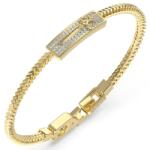 Guess Bratara Guess Rebel Knight cu cristale JUMB05081JWYG