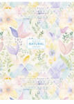 Shkolyaryk Publishing House Füzet, tűzött, A5, vonalas, 80 lap, SHKOLYARYK "Natural", vegyes