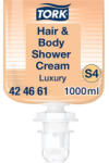 Tork Folyékony szappan, 1 l, S4 rendszer, TORK "Luxury", tusoláshoz és hajmosáshoz