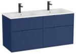 Roca Fürdőszobai szekrény dupla mosdóval Roca Optica 120x58x45, 5 cm kék matt OPT1202ZM (OPT1202ZM)