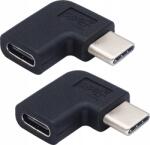 PremiumCord USB 2.0 Type C Toldó Fekete 3cm kur31-13 (kur31-13) (kur31-13)