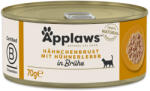 Applaws 6x70g Applaws csirkemell & csirkemáj húslében nedves macskaeledel