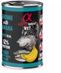 Alpha Spirit Dog Wet - szardínia és banán 6 x 400 g