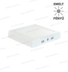 OMU Lighting 22-KPSF-12W 4000K LED panel szögletes falonkívüli 1200lm A+ méret 174x174x38 mm tápegys