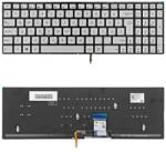 ASUS 90NB0AU1-R32HU0 gyári új magyar ezüst, háttérvilágításos laptop billentyűzet, keret nélkül