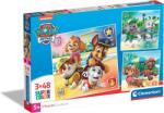 Clementoni Puzzle 3X48 db Supercolor - Paw Patrol (CL25301)