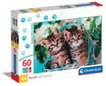 Clementoni Puzzle 60 db Supercolor - Lovely Kitty (CL26599)