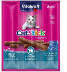 Vitakraft Cat Stick Jutalomfalat Mini Lepényhal és Omega3 3x6g - origopet