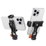 K&F Concept Suport telefon K&F Concept cu doua porturi cold shoe rotative KF31.094