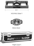 VAXIS MOVMAX Slider cu suport pentru bol de 100mm (600mm)